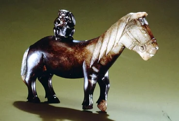 Pferd und Affe